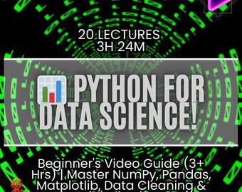 Data Science with Python: Master NumPy, Pandas & Matplotlib Course
