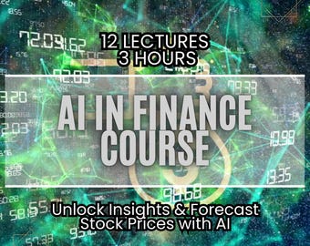 AI in Finance Course: Equity Research & Technical Analysis - Unlock Insights -Forecast Stock Prices with AI -AI for Equity Research