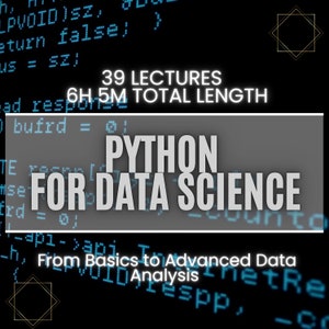 Python for Data Science Course: Video + Ebook Library