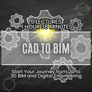 BIM Implementation Course: Transition from CAD to 3D Bim -  Start Your Journey from 2D to 3D BIM and Digital Engineering