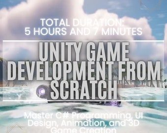 Unity Game Development Course: C# Video Tutorials + Ebooks