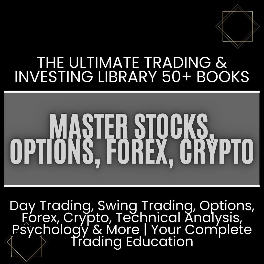 Trading & Investing Library: Stocks, Options, Forex, Crypto - Etsy