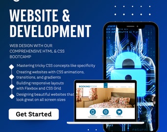 HTML CSS Web Design Bootcamp: Flexbox & CSS Grid Online Course