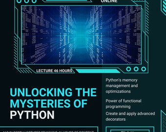 Python Deep Dive Course: 46hr Video + Ebook Library