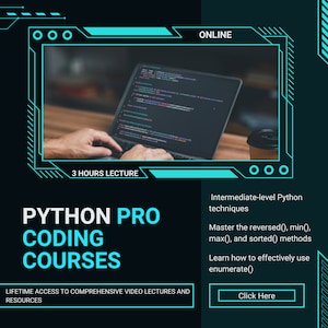 Intermediate Python Programming Course: Video + Ebook Library