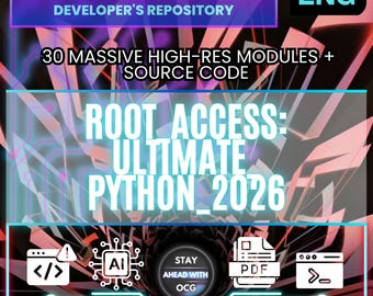 Master Python Programming: Beginner to Expert Video Course & Ebook Vault