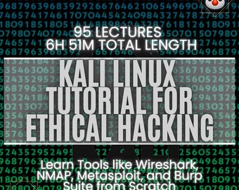 Kali Linux Ethical Hacking Tutorial: Wireshark, NMAP, Metasploit