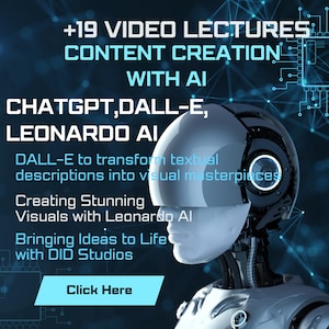 AI Content Creation Course: ChatGPT, DALL-E, Leonardo AI