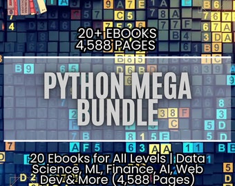 Python Programming eBooks Masterclass: Data Science, AI, Web Development (20+ eBooks)