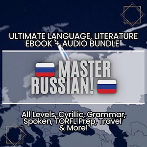 Learn Russian: Ebook & Audio Language, Culture, and Lit Bundle (PDF/MP3)