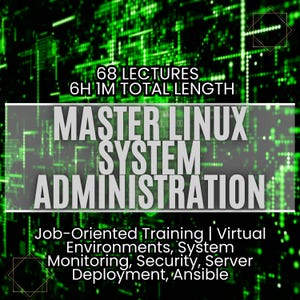 Linux Course | Job-Oriented Training | Virtual Environments, System Monitoring, Security, Server Deployment, Ansible | Real-World Apps
