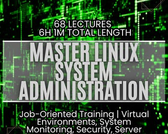 Linux Course | Job-Oriented Training | Virtual Environments, System Monitoring, Security, Server Deployment, Ansible | Real-World Apps