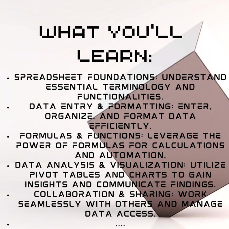 Google Sheets & Excel Course | Beginner to Advanced | Data Entry ...