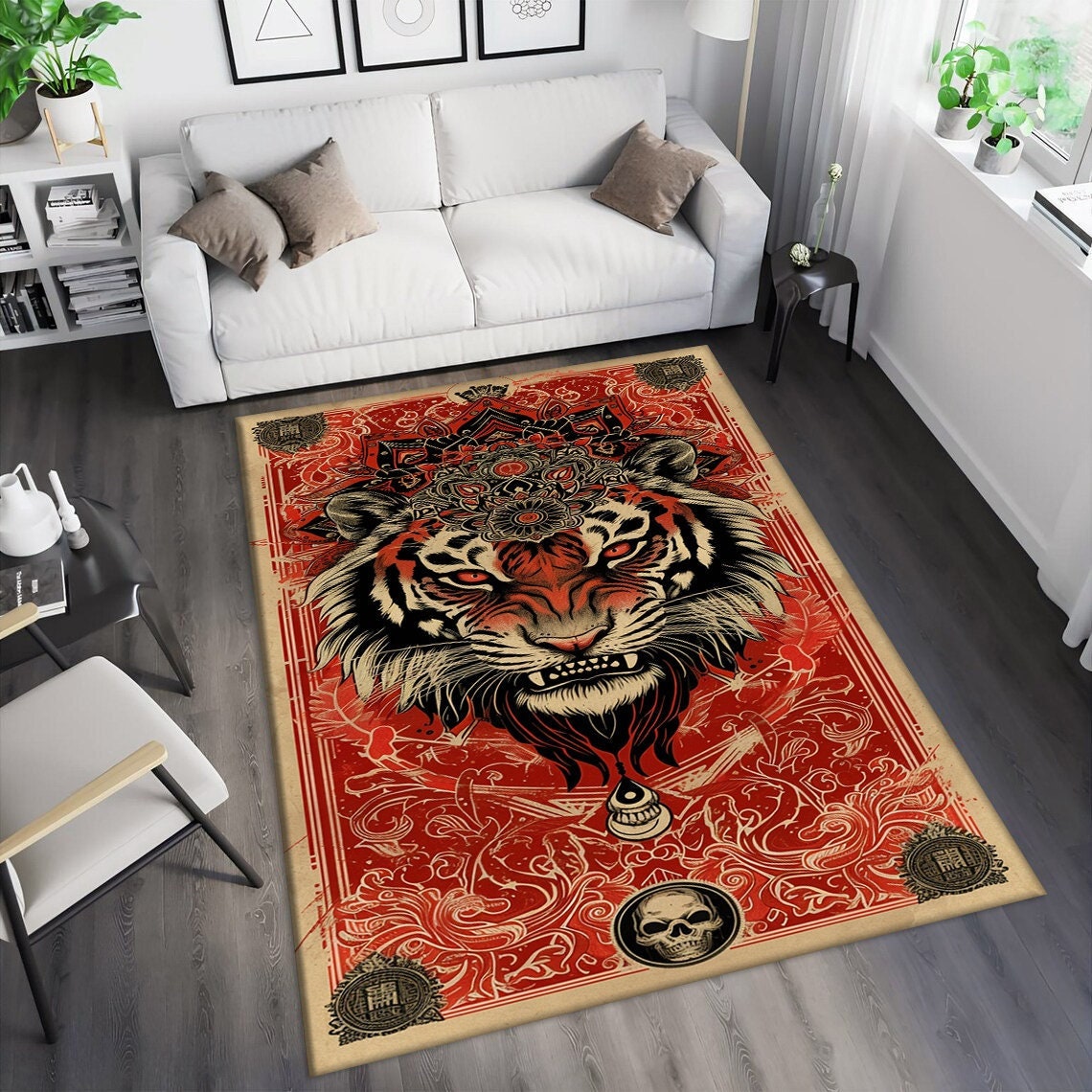 Discover Lion Leopard Rug,Animal Rug,Lion Rug,Leopard Rug,Skull Rug,Wild Animal Carpet, Living Room Rug, Area Floor Rug,Kids Room Rug, Home Gift