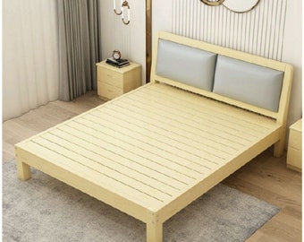 Solid Wood Bed with headboard