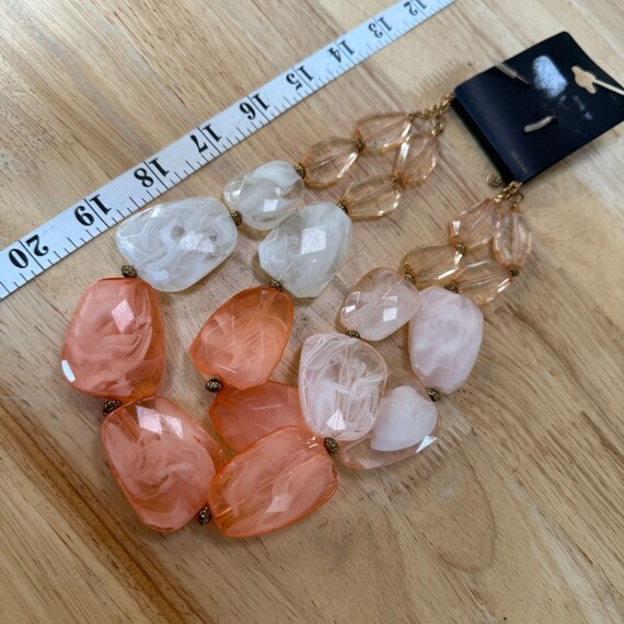 Simone Chic Faceted Acrylic Bead Statement Neckla… - image 6