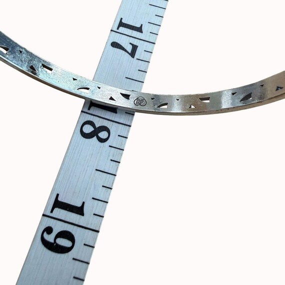 Brighton Silver Scrollwork Design Bangle Bracelet… - image 4