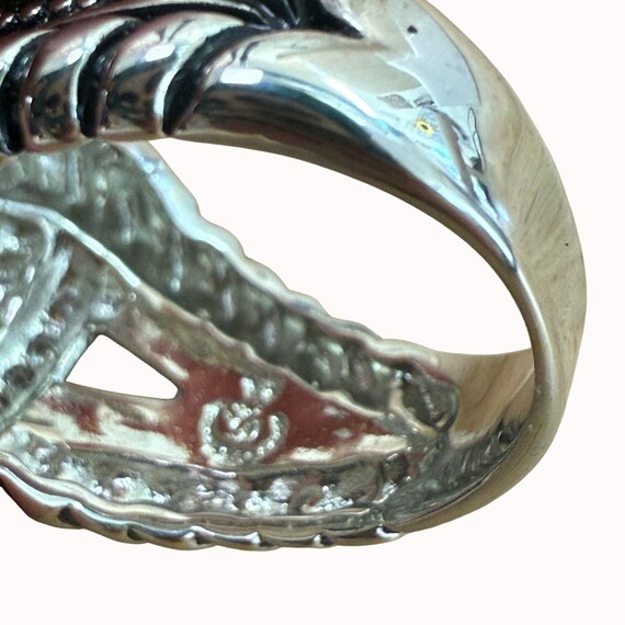 Bold Sterling Silver Statement Knot Ring With Int… - image 9
