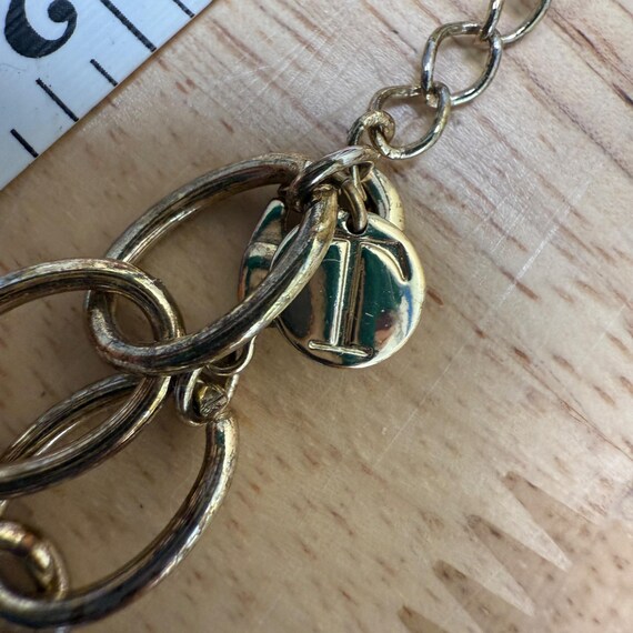 Three-Strand Clear Beaded Statement Necklace With… - image 9