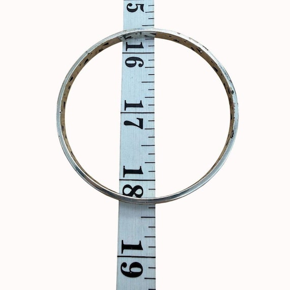 Brighton Silver Scrollwork Design Bangle Bracelet… - image 3