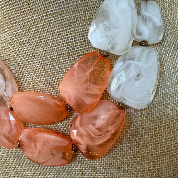 Simone Chic Faceted Acrylic Bead Statement Neckla… - image 7