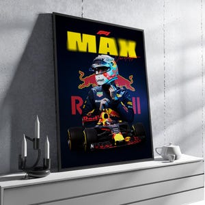 Max Verstappen Red Bull Racing Poster
