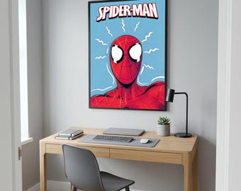 Spider-Man Comic Poster | Marvel Super Hero Wall Art Print