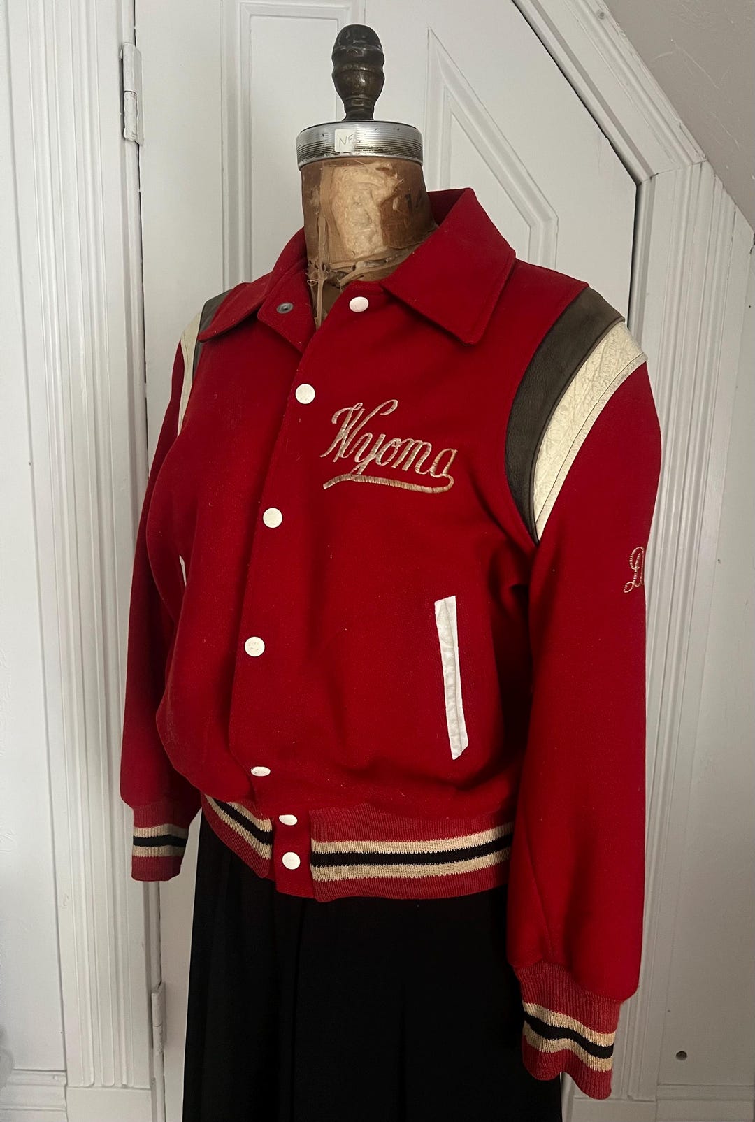 ジャケット・アウター 60s Varsi-Jac melton wool stadium jacket 80 Van Jac Jakette Stadium Jacket Varsity Traditional Melton