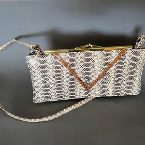 1970’s snakeskin shoulder bag