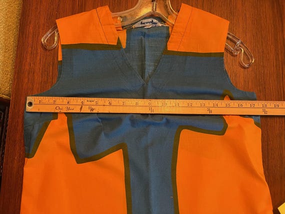 Bold patterned shift original Marimekko dress - image 4