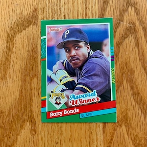 Jeu de cartes de baseball Barry Bonds vintage • assortiment de cartes de baseball de collection • cartes de collectionneur • 11 cartes Barry Bonds différentes
