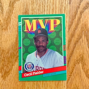 Jeu de cartes de baseball Cecil Fielder • assortiment de cartes de baseball de collection • cartes de collectionneur • 19 cartes Fielder