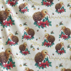 Kiwi Christmas Blanket: New Zealand Birds, Holiday Lights, Pōhutukawa Flowers Velveteen Throw