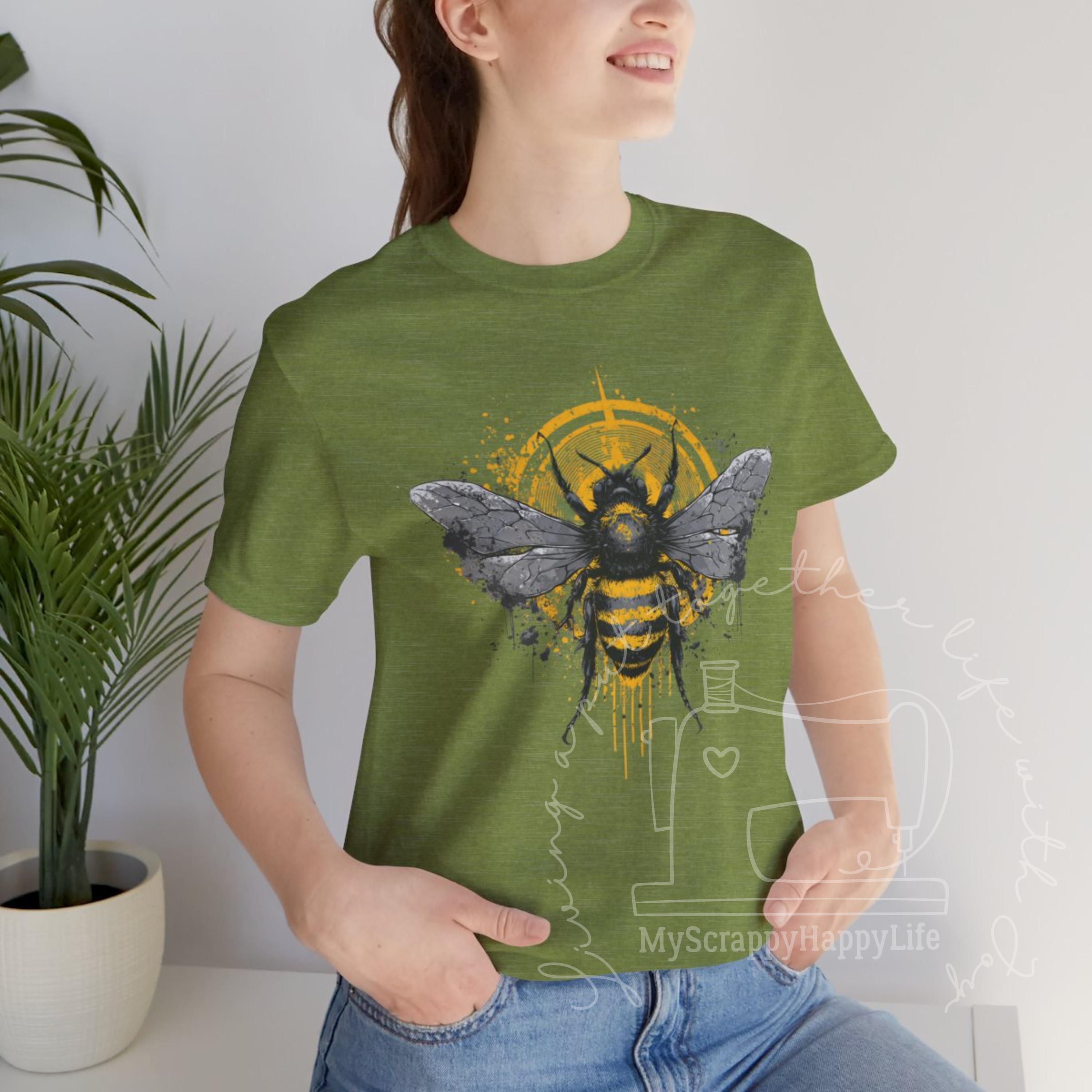Graffiti Bee T-shirt | Honeybee Save the Bees Beekeeper Unisex