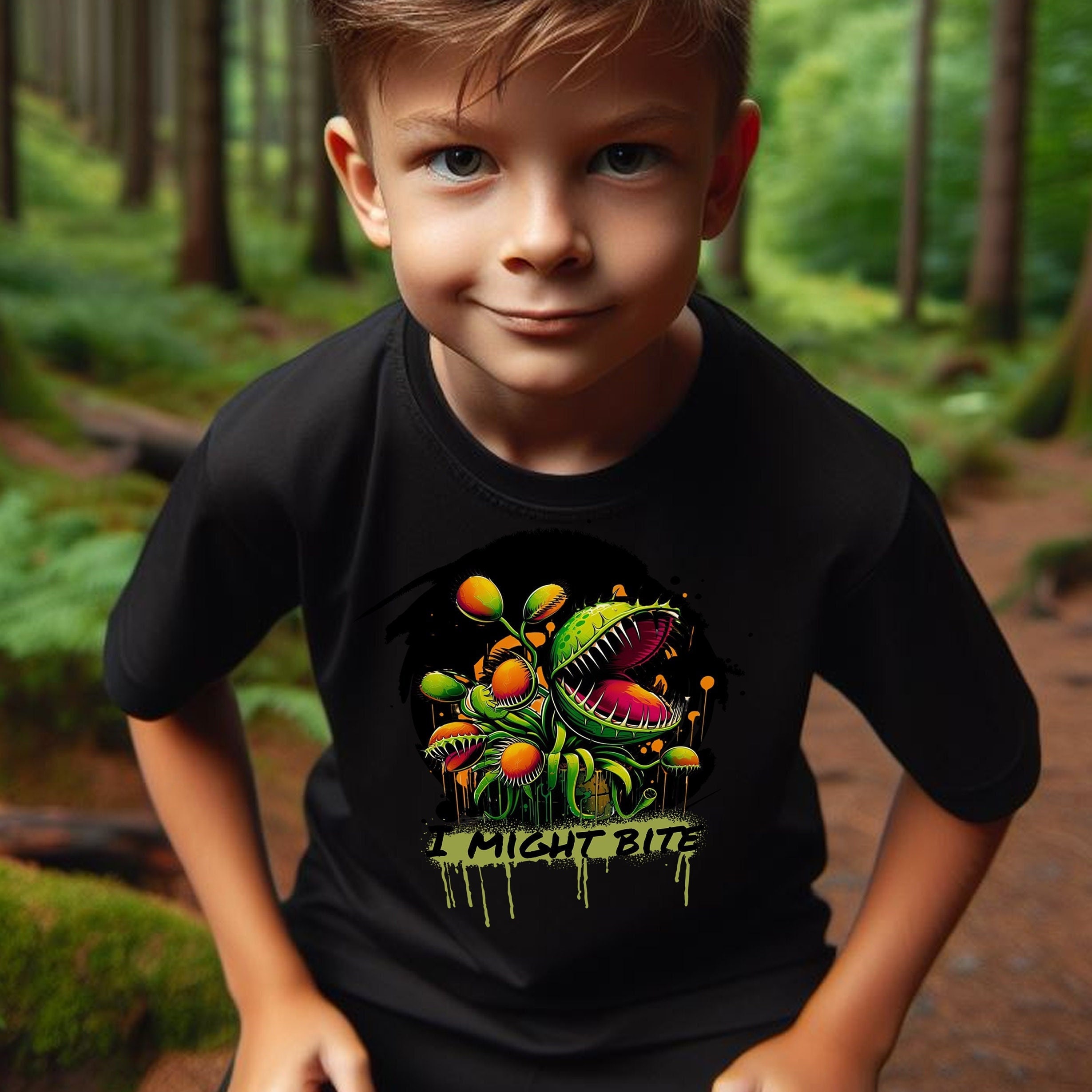 Venus Fly Trap T-shirt - Funny Plant Lover Tee - I Might Bite - Etsy
