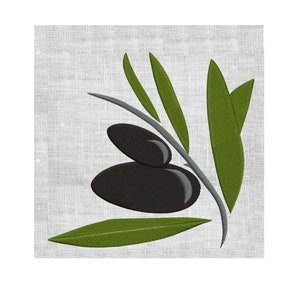 Olive Branch with olives Embroidery Design Kitchen Embroidery DESIGN FILE - Instant download - Vp3 Exp Dst Hus Jef Pes formats