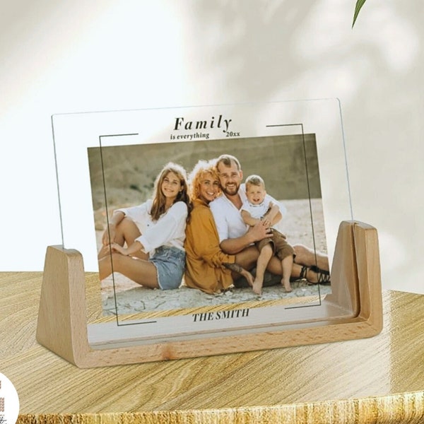 Personalisierte Acryl Fotodrucke Block, Acryl Plaque Fotodruck Holzrahmen, Dekorationsartikel