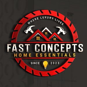 Construction Logo | builder logo | real estate logo | Home Repair | Handyman Services | home improvement | property logo | Painting Logo