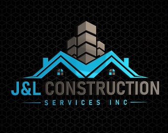 Construction Logo | Building logo | Contractor logo | Property logo | home renovation | Flooring logo | Roofing logo