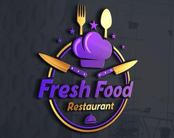 Unique Restaurant Logo Design: Professional Food Business Branding & Fast Food
