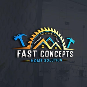 Custom Construction Company Logo Design