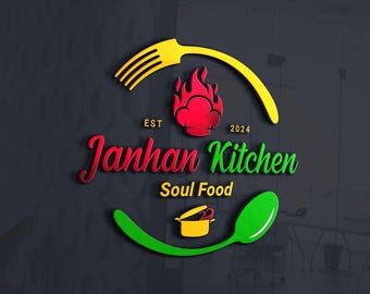 Custom Restaurant Logo Design: Fast Food, Catering, Chef (24 Hour)
