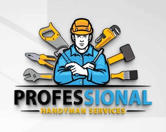 Professional Handyman Logo Design: Construction & Maintenance