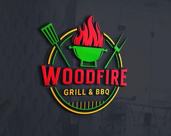 BBQ Restaurant Logo Design: Grill, Steakhouse, Catering