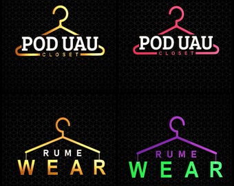 Custom Clothing Brand Logo Design: Minimalist Apparel Store Logo