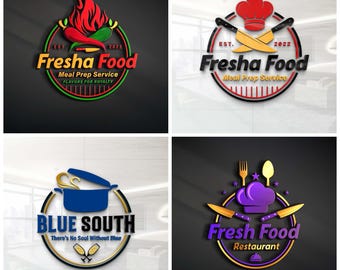 Custom Restaurant Logo Design: Food Business Branding