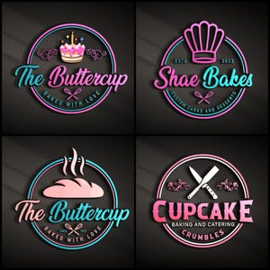 I Will Design Bakery Logo, Cake Logo, Cupcake Logo, bread Bakery Logo, Pastry Logo, food desert logo, Cookie Logo, Homemade bakery logo