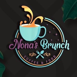 Coffee shop Logo | Cafe Logo | bakery Logo | Custom logo design | Fast Food Logo | restaurant logo | drink logo | Juice Logo | dessert logo