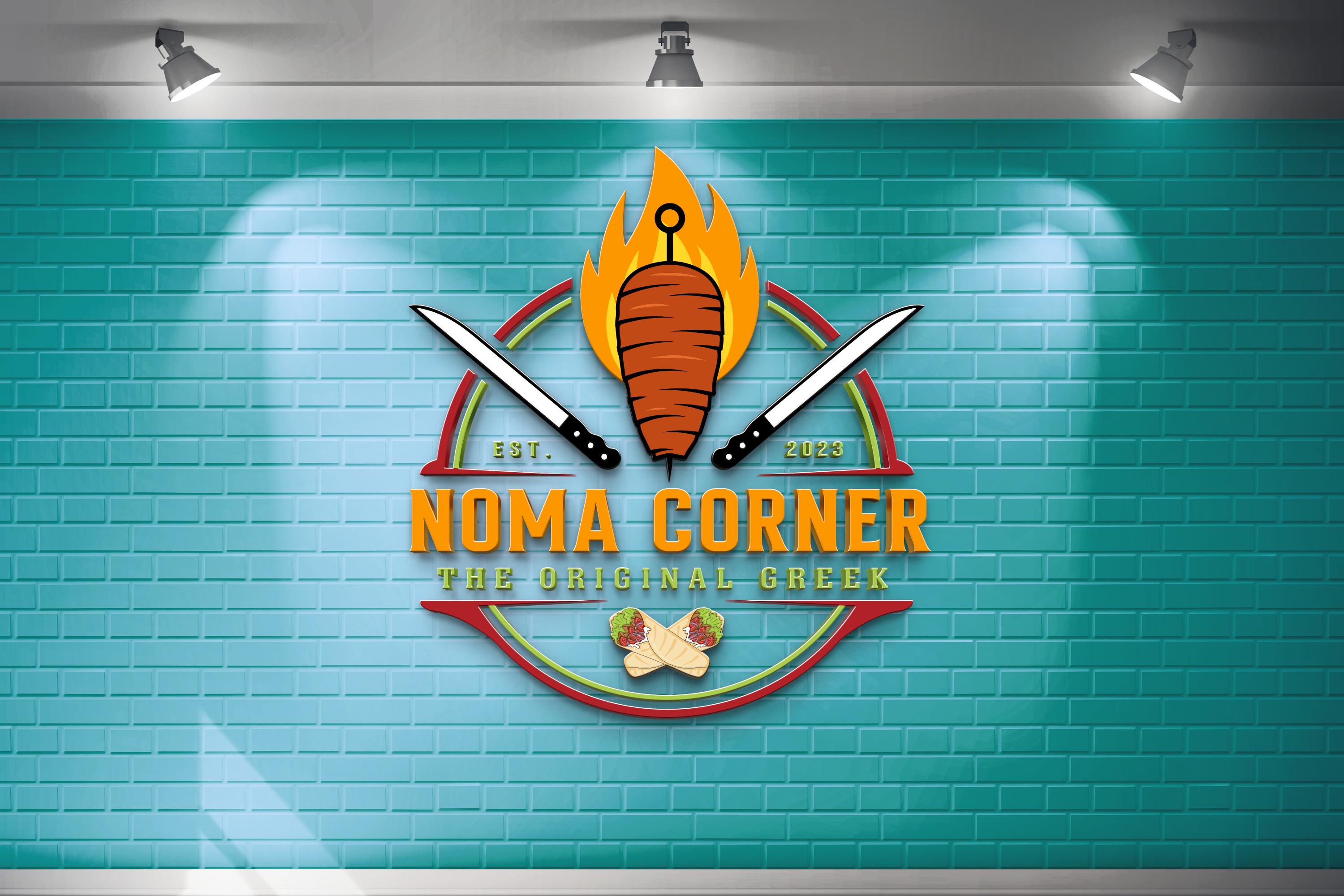 Kebab and Shawarma Logo, Shawarma Restaurant Branding, Shawarma Food ...