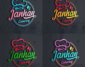 Custom Restaurant Logo Design: Modern Food & Catering Brand